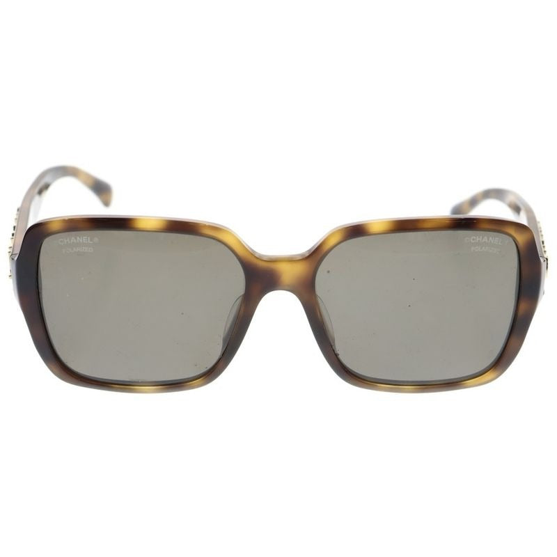 Chanel Square Frame Sunglasses Eyewear Brown 5408-a