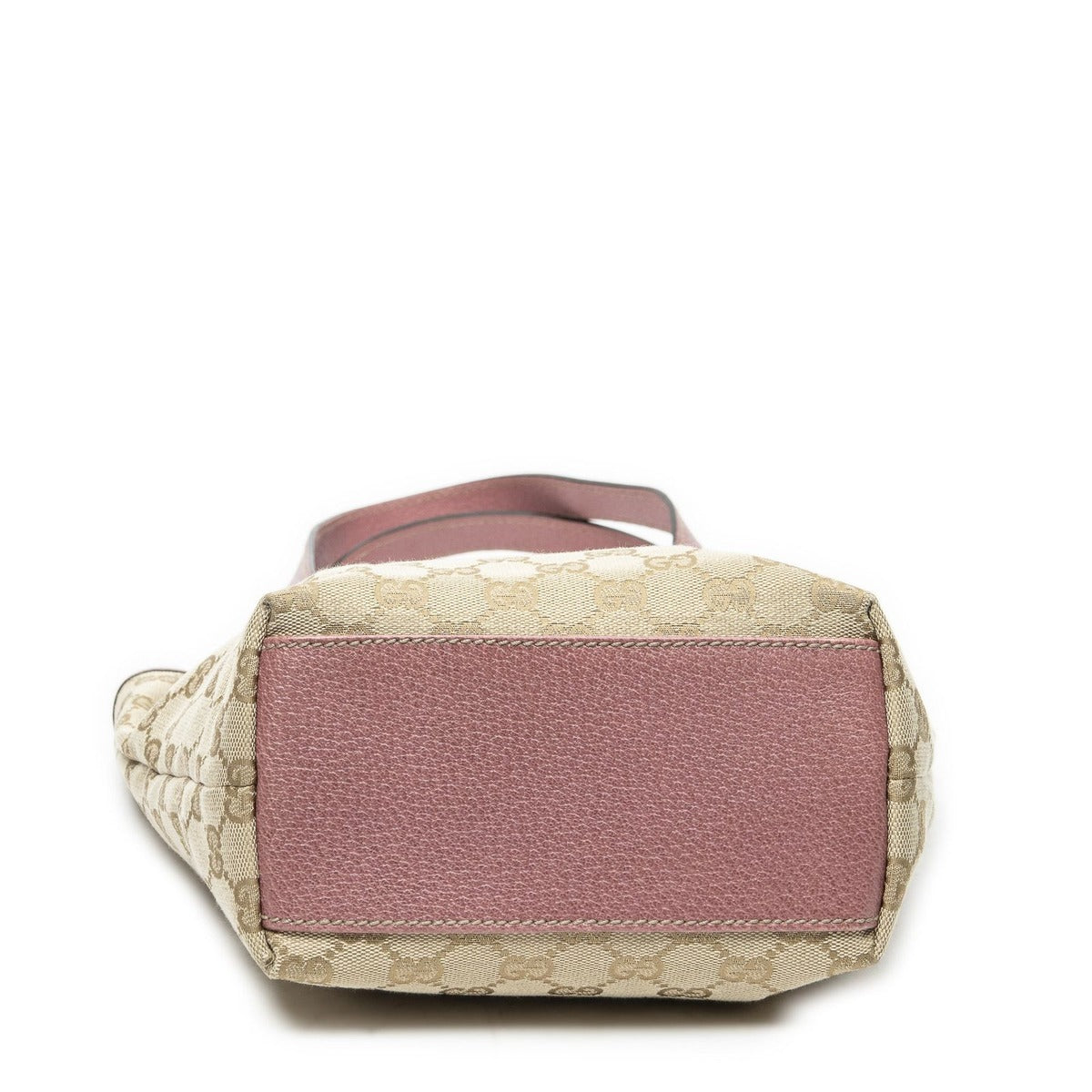 Gucci Charmy Bucket Tote Pink Beige GG Canvas — view 6