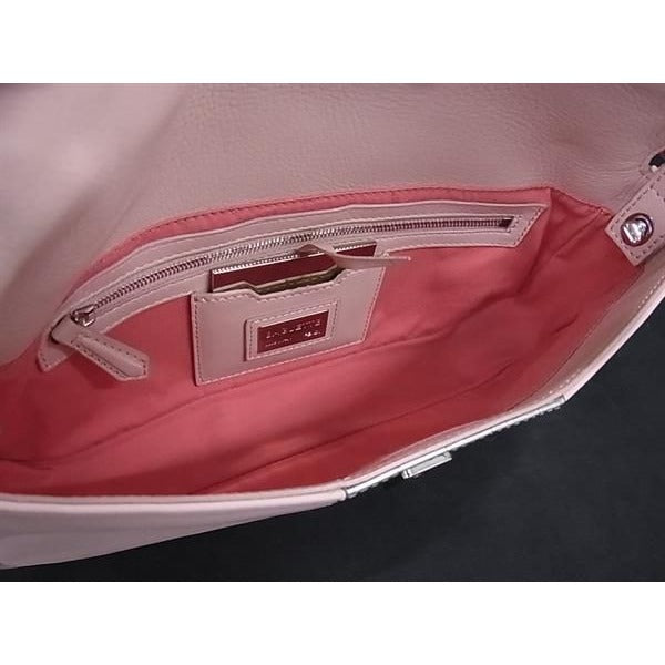 Fendi Handbag Mamma Baguette Monster Series Br600 V04 Pink Multicolor Leather — view 6