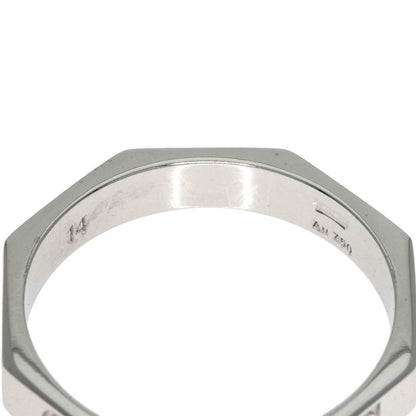 Gucci Octagonal #14 Ring - 18K White Gold Ladies