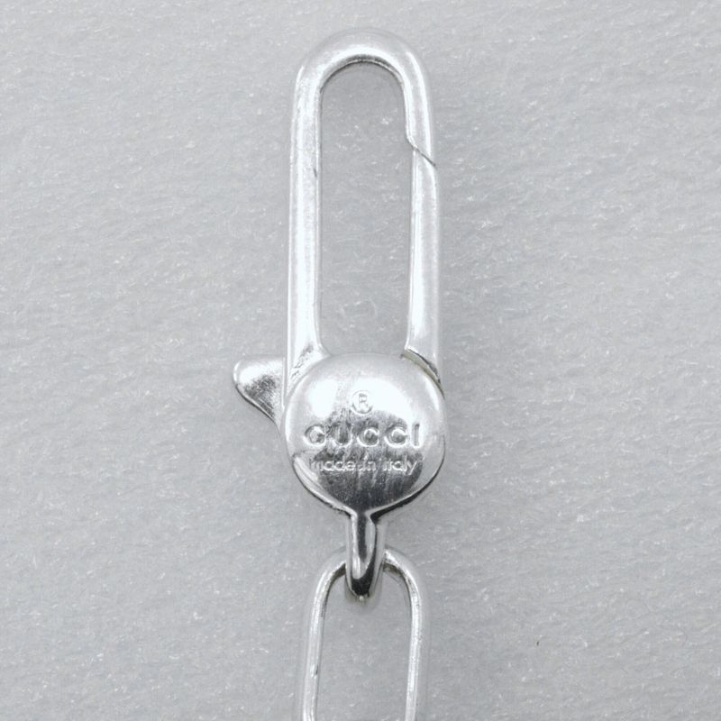 Gucci Interlocking G Silver 925 Unisex 12.1g Bracelet