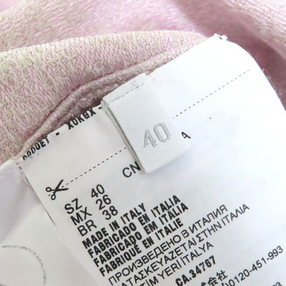 Prada 2024 P3n16 Pink Quilted Mini Dress Cotton Silk Triangle Patch Design