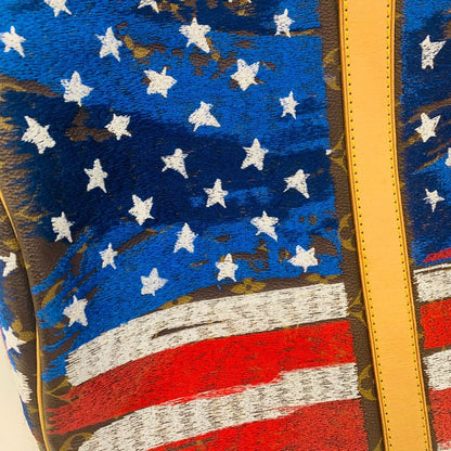 Louis Vuitton JAY AHR FLAG USA Paint Brushed Model Keepall : X0358