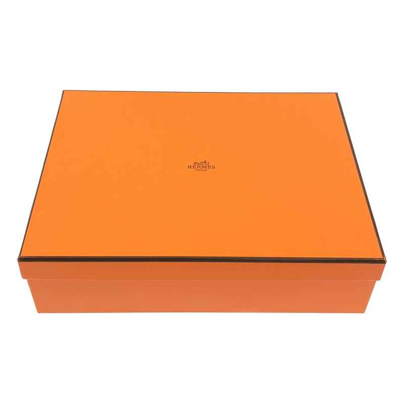 Hermes Oran H Logo Sandals - 37 - Orange - Women