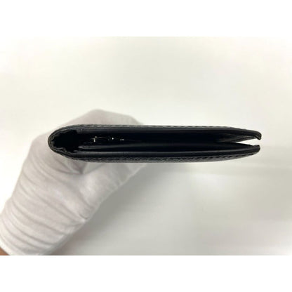 Louis Vuitton Taiga Portefeuille Alexandre NM Long Wallet Noir Black — view 3