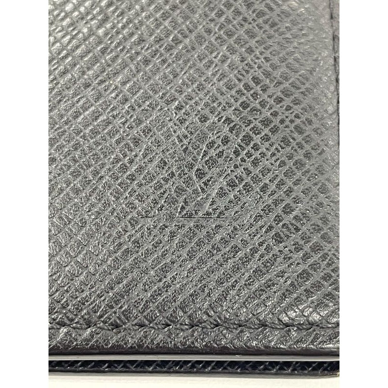 Louis Vuitton Taiga Portefeuille Alexandre NM Long Wallet Noir Black — view 7