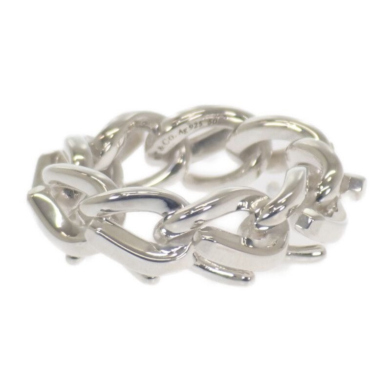 Tiffany & Co Forge Link Ring Star Men Silver