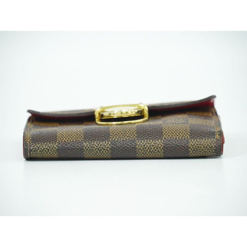 Louis Vuitton Portefeuille Koala Damier Ebene Fold Wallet Brown — view 3