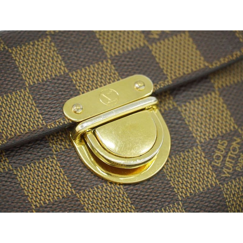Louis Vuitton Portefeuille Koala Damier Ebene Fold Wallet Brown — view 6