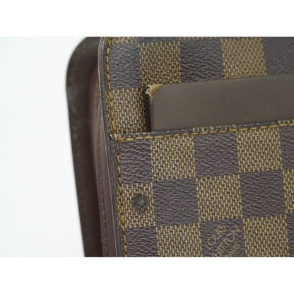 Louis Vuitton LV Saint Damier Ebene Clutch Brown — view 7