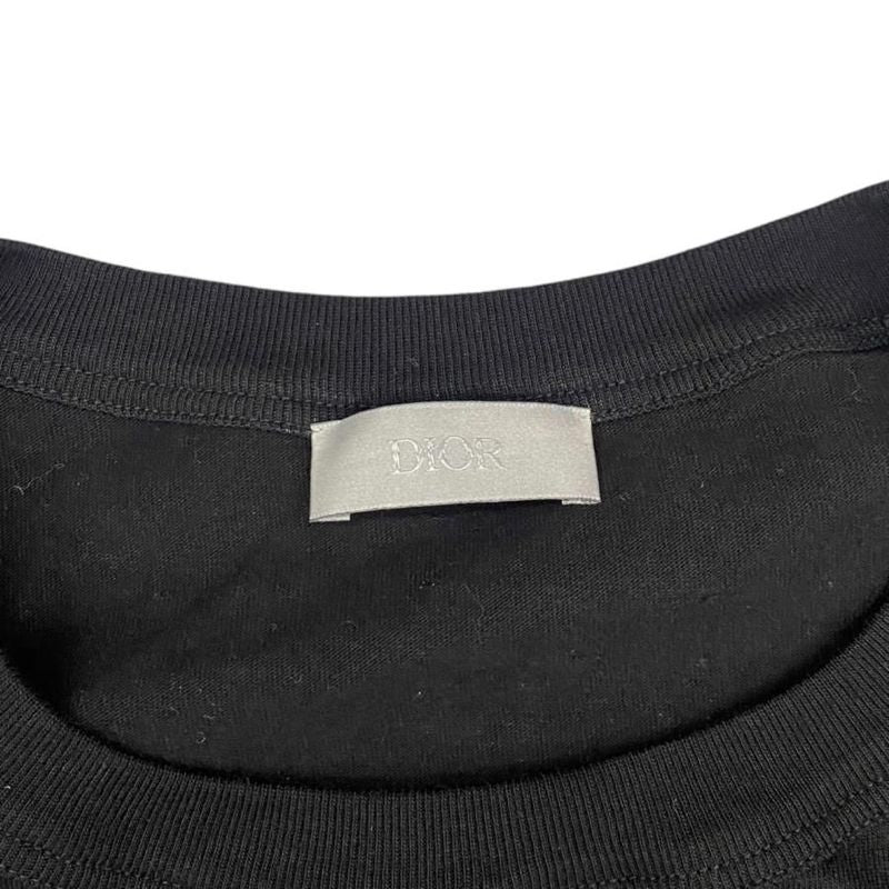 Christian Dior Long Sleeve T-Shirt Multi Logo Print 413j642a0817 Size S Cotton