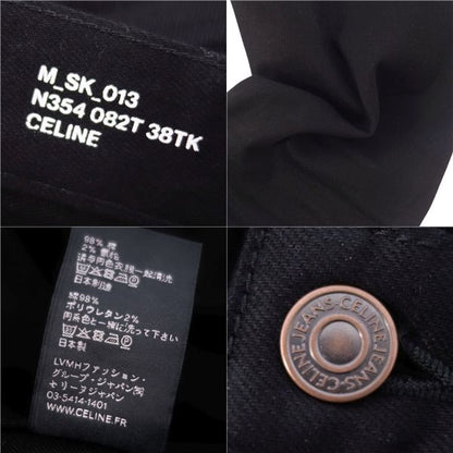 Celine Pants Denim Pants Black Denim Cotton S