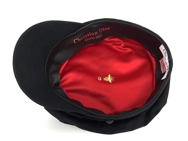 Christian Dior Christian Dior Greek Fisherman Cap Hat Size 58 Black Fc6122