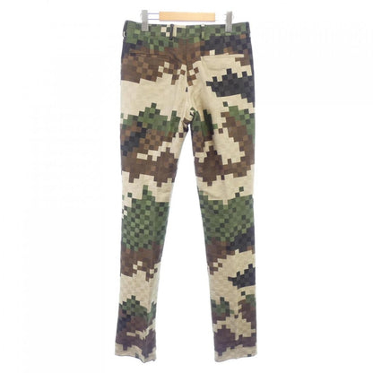 Louis Vuitton Tailored Cotton Damier Cigarette Pants — view 2