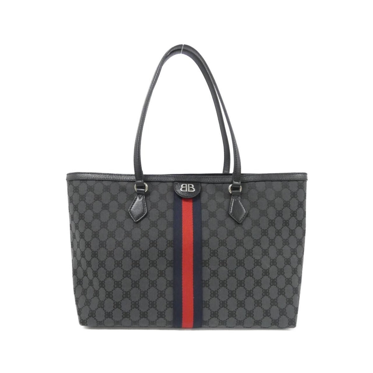 Balenciaga Hacker Tote Canvas Black