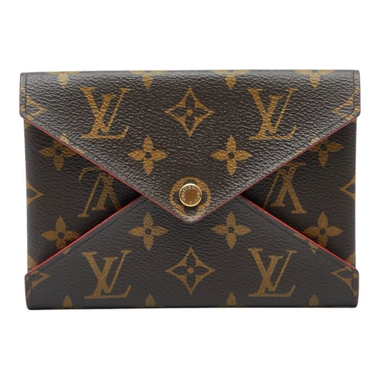 Louis Vuitton Monogram Pochette Kirigami Brown Red