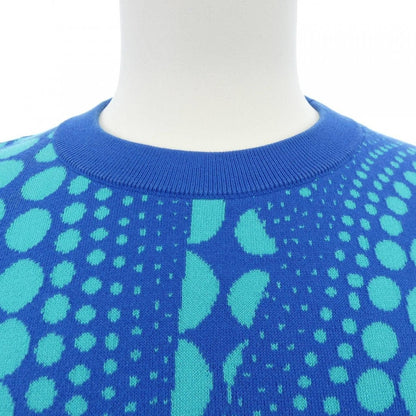 Louis Vuitton LV Yk Over Pumpkin Knit Yayoi Kusama Sweater Blue Green — view 5