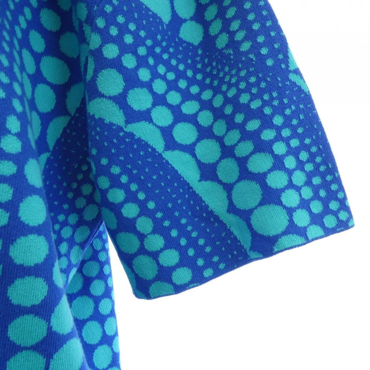 Louis Vuitton LV Yk Over Pumpkin Knit Yayoi Kusama Sweater Blue Green — view 6