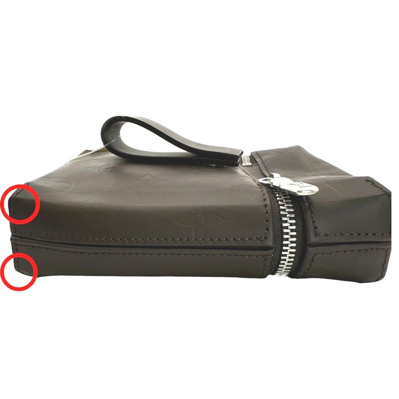 Louis Vuitton M46550 Monogram Waist Pouch Glacé Ray Pouch Louis Vuitton Brown