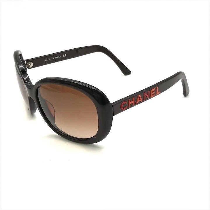 Chanel Logo Sunglasses Eyewear Brown