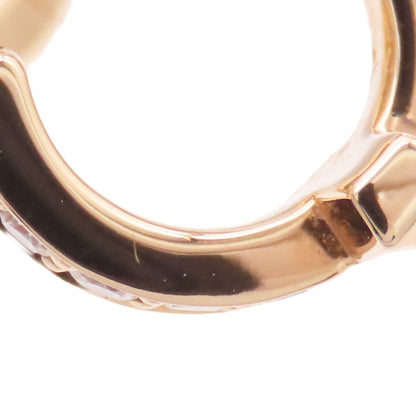 Tiffany & Co T Cuff Pink Gold 18k Diamond D Earrings — view 7