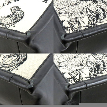 Dior Book Tote Medium M1324cetw White Black Embroidery Constellation