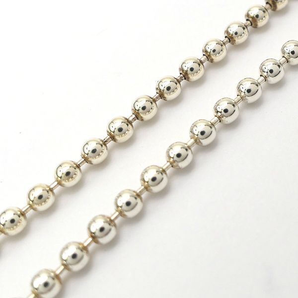 Gucci Interlocking G Necklace Silver Ag925 Ball Chain With Box Double G Gucci