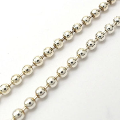 Gucci Interlocking G Necklace Silver Ag925 Ball Chain With Box Double G Gucci