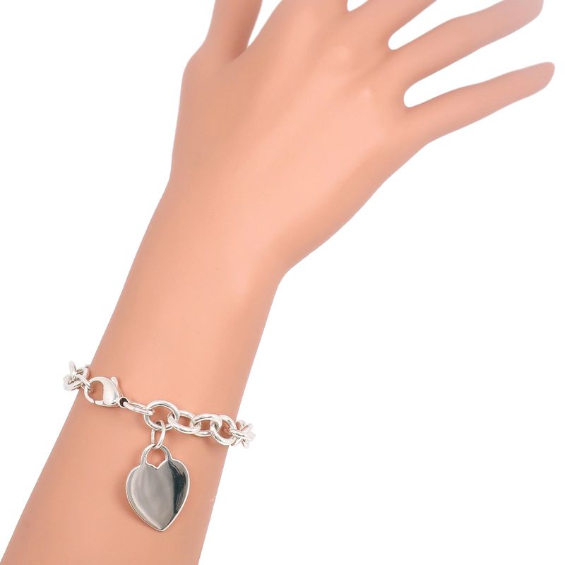 Tiffany & Co Return To Tiffany & Co Heart 925 Silver Ladies 29.8g Bracelet