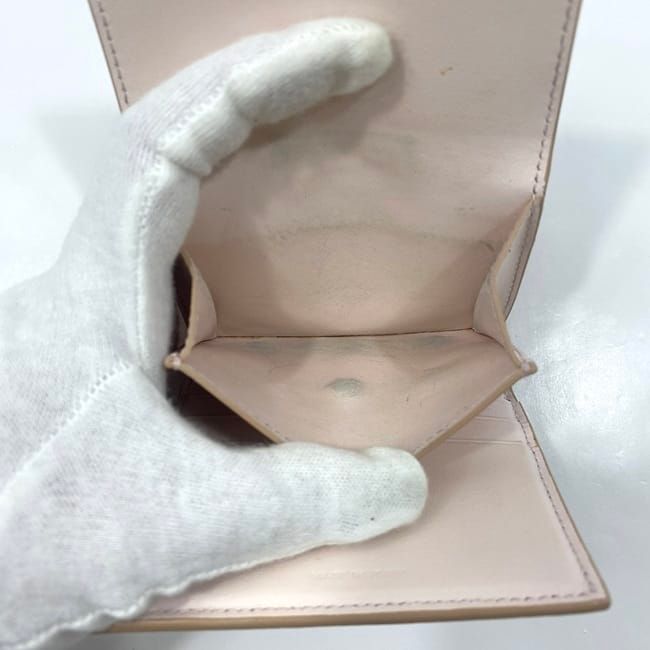 Celine Wallet Trifold Wallet Pink Beige 10b57