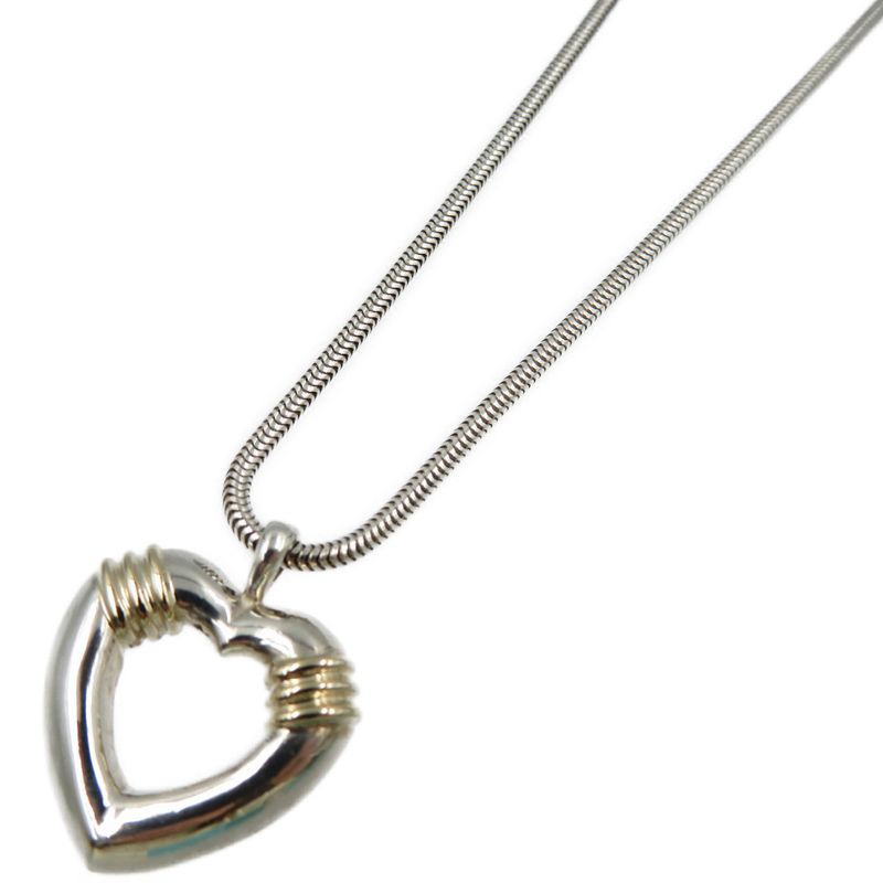 Tiffany & Co Heart Silver Gold Necklace 0141