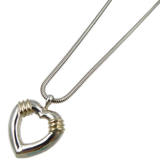 Tiffany & Co Heart Silver Gold Necklace 0141
