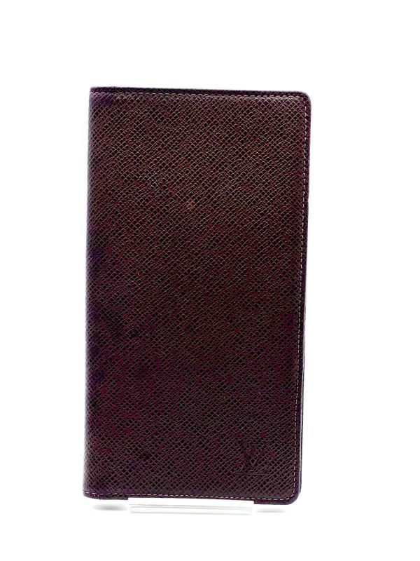 Louis Vuitton Billfold Taiga Porte Barrule Carte Cles Di Long Wallet Brown
