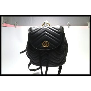 Gucci GG Marmont Backpack Leather Black