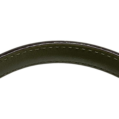 Fendi Handbag Mini Peekaboo Pocket 8bn311 Khaki Leather