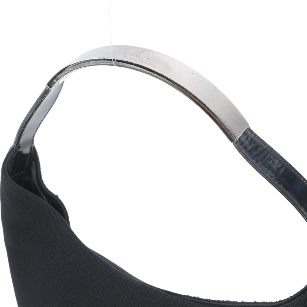 Gucci Leather Shoulder Bag Black Tote Hand — view 2