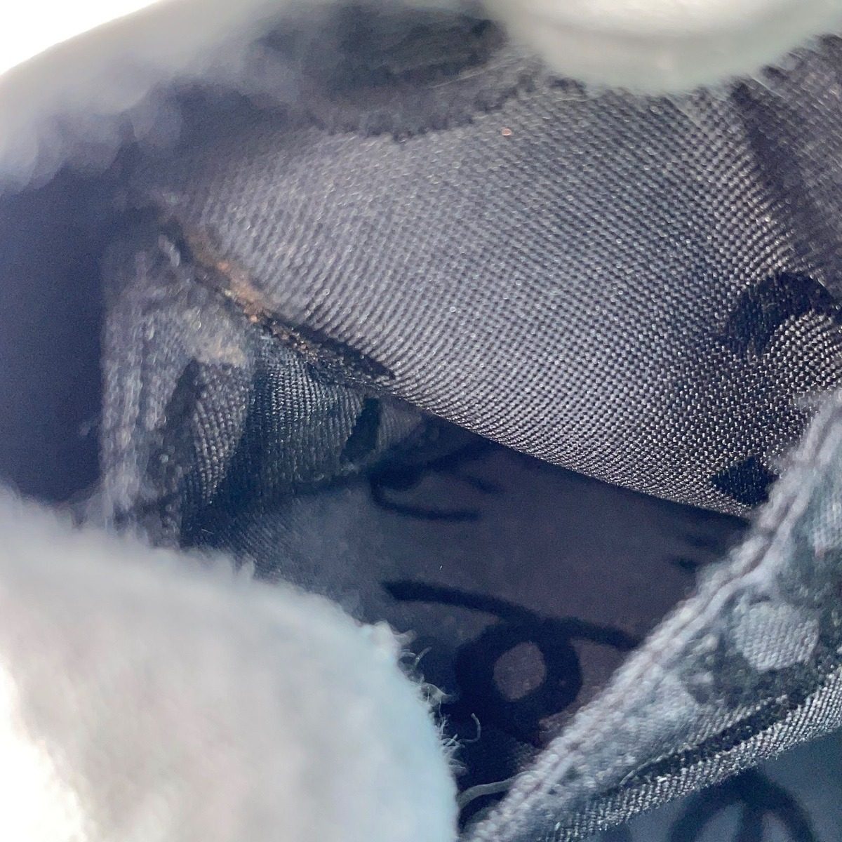 Chanel Quilted Suede Hand Bag Turnlock Black — view 8