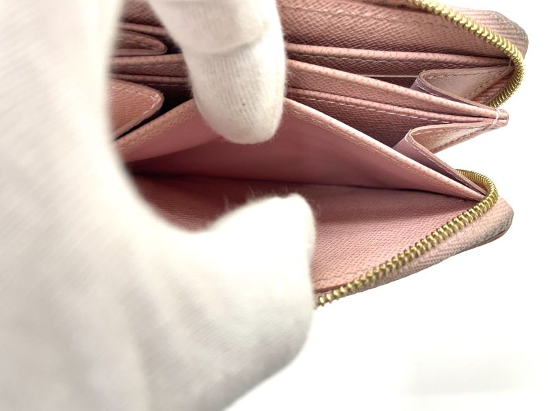 Louis Vuitton Damier Azure Zippy Coin Purse Coin Case Coin Case N60229 Ivory ×