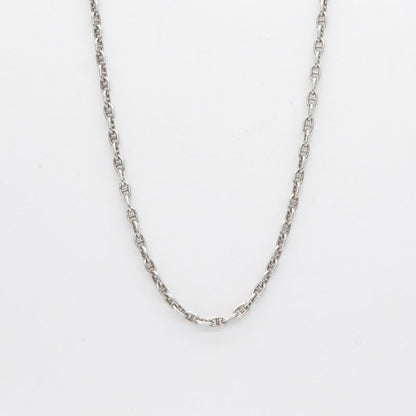 Hermes Serie Necklace Pendant Choker 925 Silver Mini Chaine D'ancre