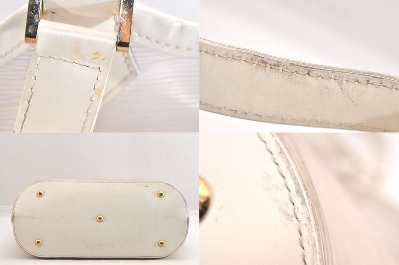 Louis Vuitton Epi Plage Lagoon Bay Tote Bag Clear White M92151 LV 3000n