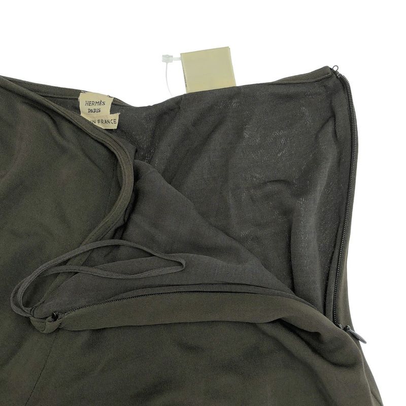 Hermes Rayon Pants Khaki 34