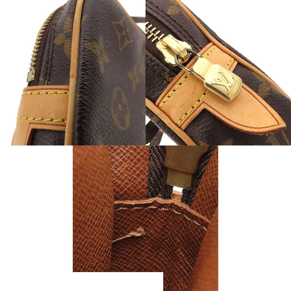 Louis Vuitton Pochette Marly Bandouliere Brown Monogram Canvas — view 8