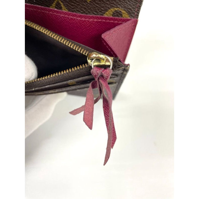 Louis Vuitton Monogram Portefeuille Emilie Zipper Long Wallet Brown — view 15