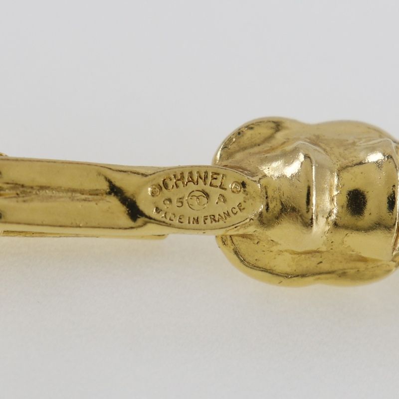 Chanel Coco Mark Flower Vintage Gold Plated And Shell 95A Ladies 108g Necklace