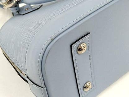 Louis Vuitton Alma BB 2WAY Handbag Epi Leather Blue Nuage M59345