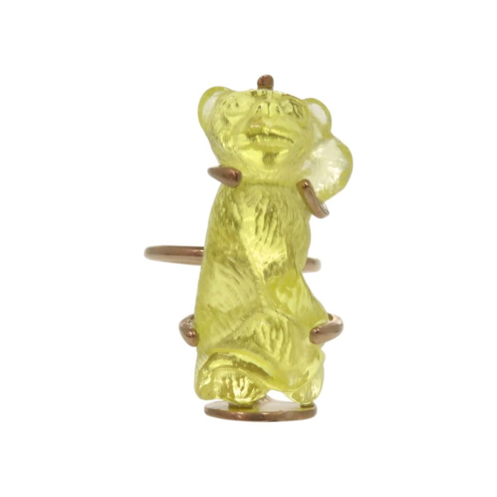 Dior Monki Resin Yellow Ring