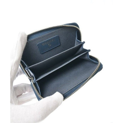 Chanel Wallet Coin Case Navy Blue — view 4
