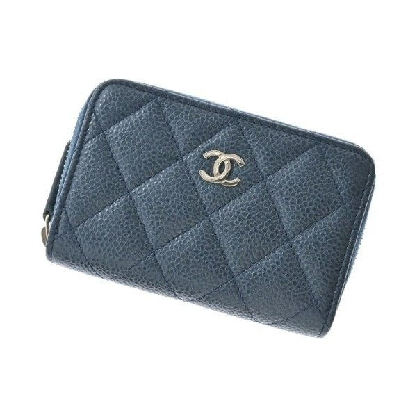 Chanel Wallet Coin Case Navy Blue