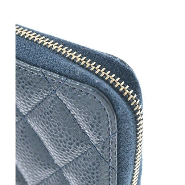 Chanel Wallet Coin Case Navy Blue — view 7