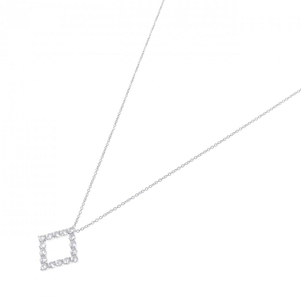 Tiffany & Co. Open Square Necklace Diamond — view 2